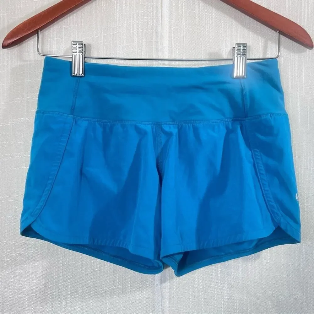 lululemon athletica Teal Running Shorts